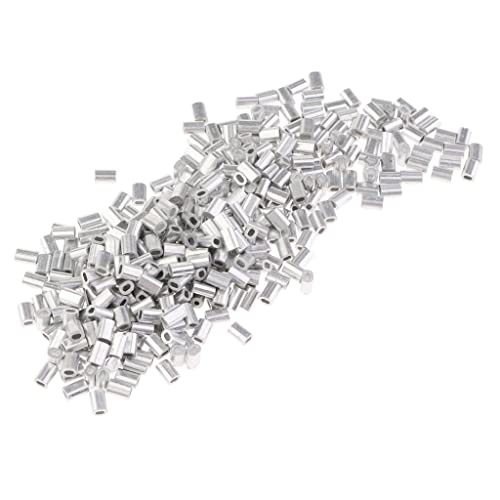 Milageto 1000 Stück Aluminium hülsen Rohr DIY Leader Rigging, 0,8 mm Milageto 1000 Stück Aluminium hülsen Rohr DIY Leader Rigging, 0,8 mm von Milageto