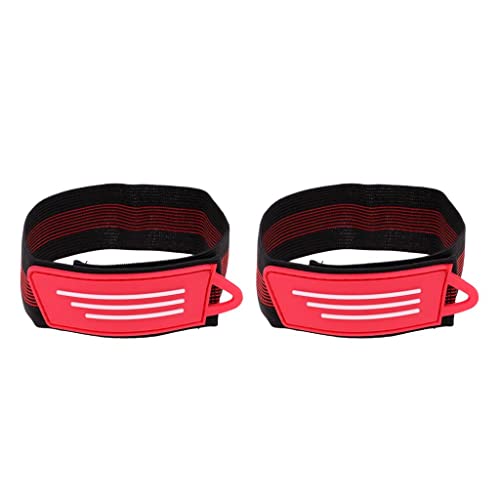 Milageto 2 Fahrrad Knöchel Beinbandage Reflektierende Hose Hosenbänder Clips Strap, Rot Milageto 2 Fahrrad Knöchel Beinbandage Reflektierende Hose Hosenbänder Clips Strap, Rot von Milageto