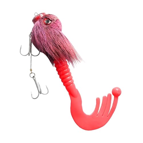 Milageto Angelköder, künstliche Köder, Leichter, mehrgelenkiger Swimbait-Angelhaken für Barsch, Hecht, Barsch, Crappie-Angelzubehör, Style A von Milageto