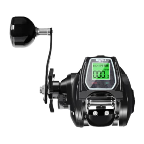 Milageto Elektrische Angelrolle, Baitcastingrolle, leichte, Glatte Süßwasser-/Salzwasser-Angelrolle, Verhältnis 6,4:1, elektronische Baitcaster-Angelrolle, Linke Hand Milageto Elektrische Angelrolle, Baitcastingrolle, leichte, Glatte Süßwasser-/Salzwasser-Angelrolle, Verhältnis 6,4:1, elektronische Baitcaster-Angelrolle, Linke Hand von Milageto