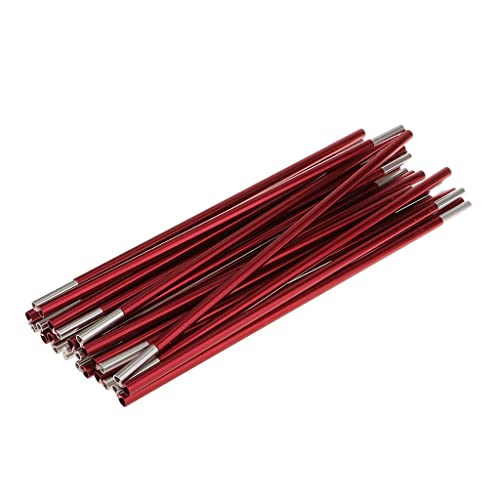 Milageto Ersatz Zeltstangen Aus Aluminiumlegierung, Verstellbare Zeltstange für Campingzubehör, Wandern, Reisen, Rucksack, Terrasse Und Garten, Dunkelrot, 420cm Milageto Ersatz Zeltstangen Aus Aluminiumlegierung, Verstellbare Zeltstange für Campingzubehör, Wandern, Reisen, Rucksack, Terrasse Und Garten, Dunkelrot, 420cm von Milageto