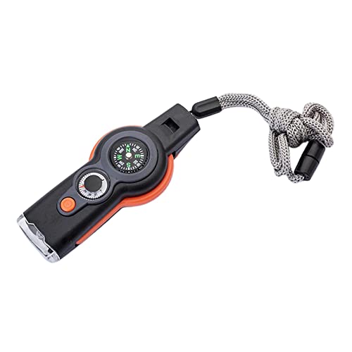 Milageto Outdoor Notfallpfeife mit Kompass und Taschenlampe Milageto Outdoor Notfallpfeife mit Kompass und Taschenlampe von Milageto