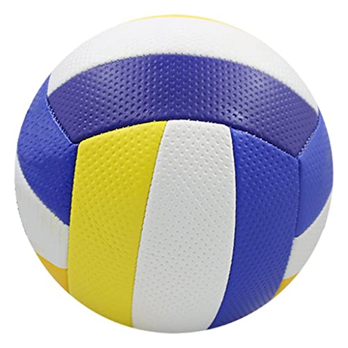 Milageto Professioneller Standard Offizielle Größe 5 Volleyball Indoor/Outdoor Stabilität Weich für Spieltraining Beach Teenager Match, Körniges Weißgelb Milageto Professioneller Standard Offizielle Größe 5 Volleyball Indoor/Outdoor Stabilität Weich für Spieltraining Beach Teenager Match, Körniges Weißgelb von Milageto