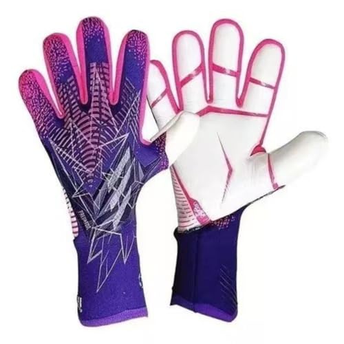 Milazzo Fußball-Torwarthandschuhe für Teenager-Kinder rutschfeste und atmungsaktive Handschuhe Violett8 von Milazzo