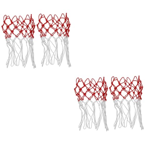 MILISTEN 1 Satz Basketball-Netz Korb Reifen Basketballnetz Mit 12 Schlaufen Pool-Basketball Basketballnetz-ersatz Für Den Außenbereich Netze Basketball-tornetz Rahmennetz Polyester 2st von Milisten