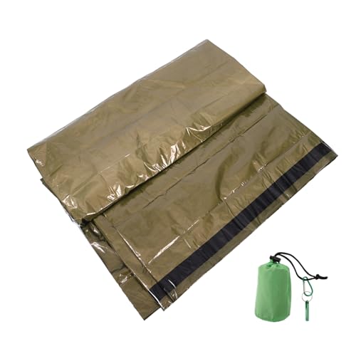 MILISTEN 1 Satz Outdoor-Schlafsack Hochleistungs-wärmedecke Schlafsack Packsack Notfall-überlebensdecke Camping-schlafsäcke Notfall-schlafsäcke Rettungsdecke Reiseschlafsack Sport von Milisten