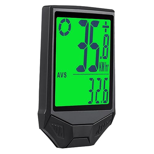 MILISTEN 1stk Fahrrad Stoppuhr Gerät Tachometer Helmlicht Straße Wasserdichter Kilometerzähler Fahrrad Tacho Computer Zum Radfahren Fahrradzubehör Fahrradcomputer Tacho Acryl Black von Milisten