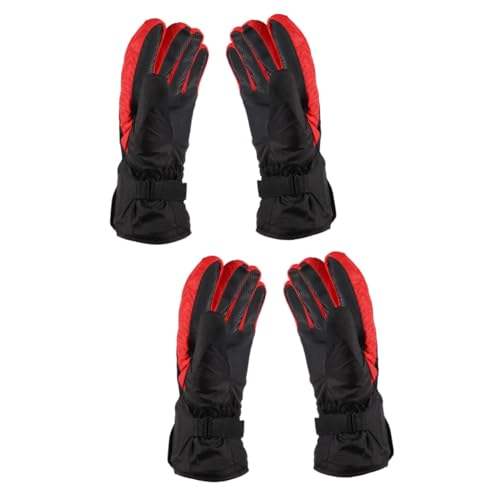 MILISTEN 3 Paare Beheizte Handschuhe Wärmflaschen-Handwärmer Wasserdicht Mütze Fäustlinge USB thermohandschuhe Thermal Gloves beheizter Fäustling thermischer Fäustling (Polyestertuch Black von Milisten