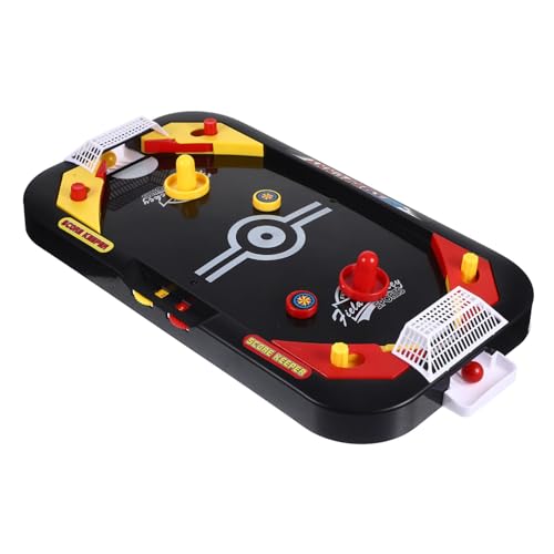 MILISTEN 3 STK Tischspiele Slingshot-tischhockeyspiel Desktop-airhockey Tisch-Eishockey Tischhockey-Kampf Lernspielzeug Für Kinder Fußball-Tabletop-Spiele Mini-Eishockey Black von Milisten