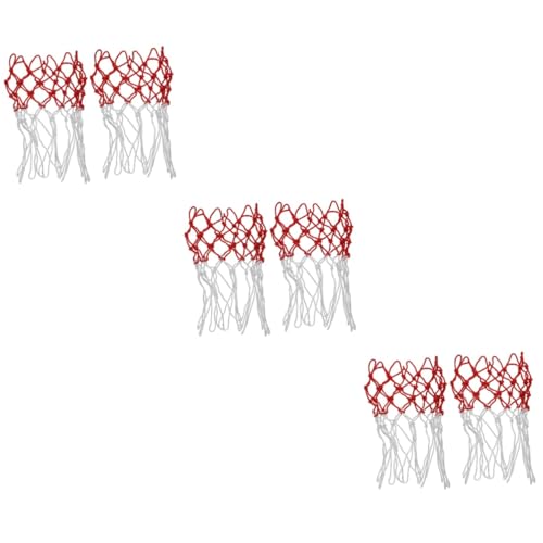MILISTEN 3 Sätze Basketball-Netz Basketballausrüstung Basketballspiel Reifen Basketballnetz Mit 12 Schlaufen Rahmennetz Für Basketballtore Basketballnetz Für Den Außenbereich 2 Stück * 3 von Milisten