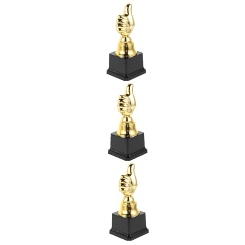 MILISTEN 3st Kindertrophäe Mini-trophäen Für Kinder Handgesten-trophäe Daumen Hoch Geste Statue Daumen Trophäe Daumen Hoch Trophäe Daumen Hoch Skulptur Daumen Hoch, Trophäenstatue Plastik von Milisten