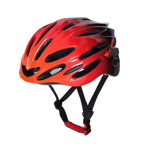 MILISTEN Fahrradhelm Universeller Helm Rennradhelm Helm Zum Radfahren Helm Für Fahrrad Schutzhelm Helm Reithelm Mountainbike-Helm Rot STK von Milisten