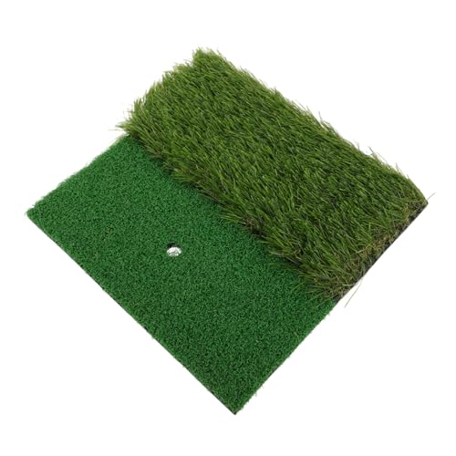 MILISTEN Golfpad Kunstrasenmatten Golf-Rasen-übungsmatte Golfmatte Golfschlagmatte Golf-trainingsmatte Golfspielmatte Golf-übungsnetz Indoor-golfrasen Golfrasenmatte Green Pp Nylongras von Milisten