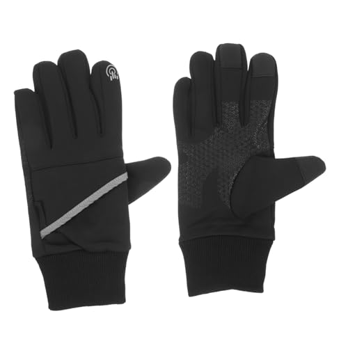 Milisten 1 Paar Handschuhe Griff Ofen fingerlos Touch-Screen berühren Nagel Spitze Vlies zehn Nägel Männer thermohandschuh Thermal Gloves warm Gloves herrenhandschhe ski Gloves Polarfleece von Milisten