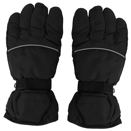 Milisten 1 Paar Heizhandschuhe Heated Gloves Warm Gloves Arbeitshandschuhe für Männer warme Handschuhe für männer motorradhandschuhe beheizbare Handschuhe beheizbare Jagdhandschuhe Black von Milisten