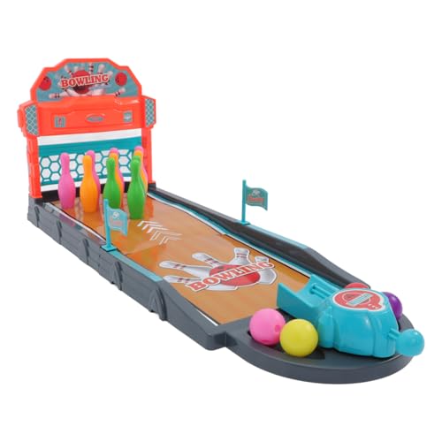 Milisten 1 Set Bowlingkugel Spielzeug Kleines Fingerspielzeug Desktop Bowlingspielzeug Tisch Mini Bowlingspiel Mini Heim Bowlingbahnen Eulenspiel Schreibtischspielzeug von Milisten