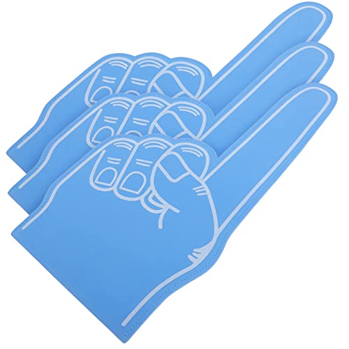 Milisten 15 STK Schaumfinger Riesige Hand Jubeln Schäumt Die Hand Cheer Leading Foams Finger Sport-Cheerleading-dekor Schaumstoff-fingerhandschuhe Schäumt Finger Für Sportfan-Finger Blue von Milisten