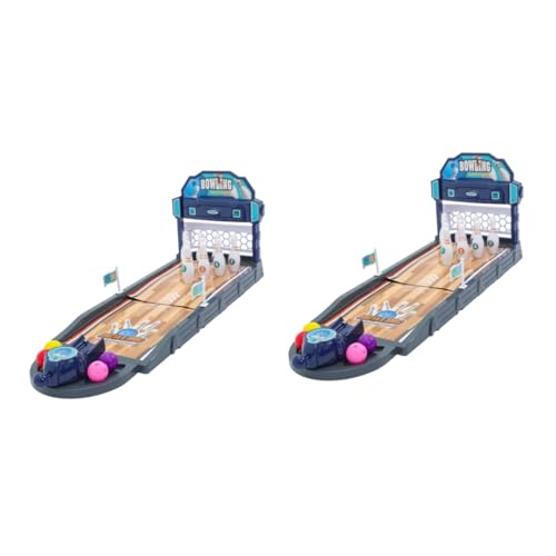 Milisten 2 Sätze Bowlingkugel Spielzeug interaktives Spielzeug familienspiel Bowling-Spielzeug für Kinder Mini-Arcade-Spiel Spielzeug Kinder bowlen Plastikspielzeug Bowling für Kleinkinder von Milisten