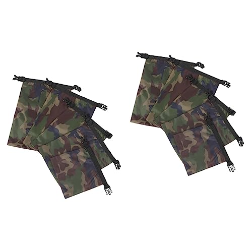 Milisten 2 Sätze wasserdichte Tasche Kanuzubehör Camouflage-aufbewahrungstaschen Boot Aufbewahrungssack Aufbewahrungstüten Outdoor-zeichentasche Multifunktions-trockensack 5 Stück * 2 von Milisten