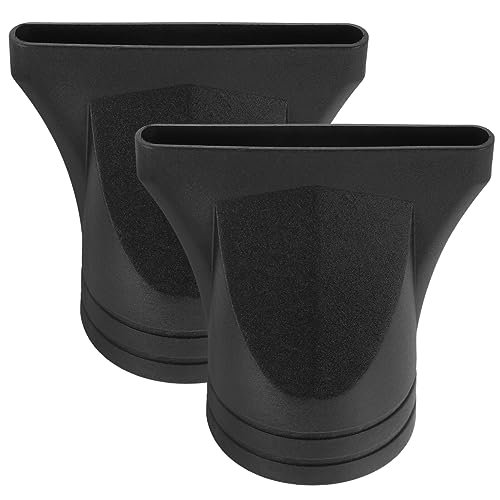 Milisten 2 x Schwarze Kunststoff-Ersatzdüse für Haartrockner, schmaler Konzentrator, Aufsatz für Haartrockner, Diffusor, Trockenabdeckung, Friseursalon, Styling-Werkzeug Milisten 2 x Schwarze Kunststoff-Ersatzdüse für Haartrockner, schmaler Konzentrator, Aufsatz für Haartrockner, Diffusor, Trockenabdeckung, Friseursalon, Styling-Werkzeug von Milisten