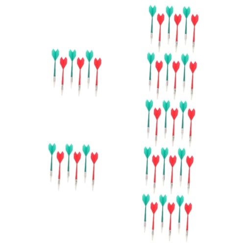 Milisten 42 STK Weicher Kopf Dart Anfänger Dart Wall Target Dartspitzen pro Darts professionelle dartpfeile Outdoor-Spielset Spielzeug Dart-Zubehör praktische Dartnadeln aus Kunststoff Abs von Milisten