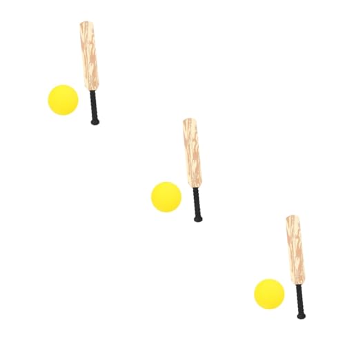Milisten 6 Sätze Baseball-Spielzeug Cricketschläger für Kinder Lernspielzeug interaktives brettspiel Cricket Set Kinder Kinderspielzeug Spielzeug für Kleinkinder Freizeitspielzeug beiläufig von Milisten