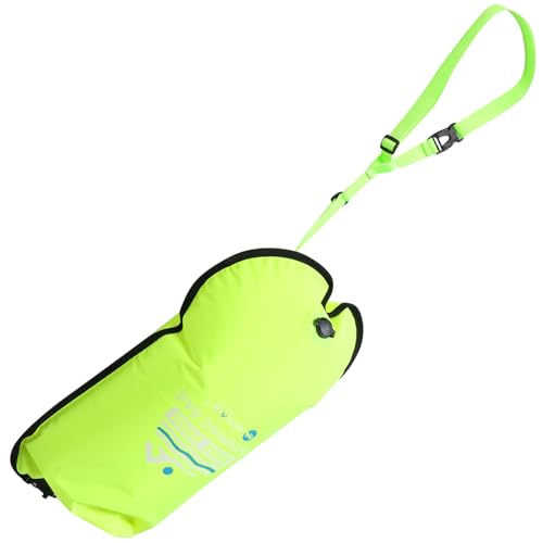 Milisten Abreißschwimmer Schwimmtasche Zubehör Aufbewahrungstasche Trockene Tasche Aufbewahrungstasche Für Wild Tragbare Treibtasche Outdoor-zeichentasche Nylon PVC Light Green von Milisten