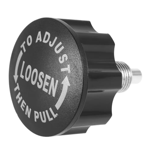 Milisten Ball Pull Pin Knopf Ersatz Für Heimtrainer Ersatzteile Pop Pull Pin Knopf Ersatz Pull Pin Teil Fitnessgeräte Ball Knopf Heimtrainer Sicherungsstifte Schwarzes Eisen von Milisten