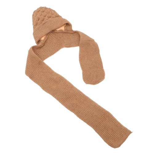 Milisten Beanie-schal Spitze Kühlen Schal Männer Kopfbedeckung Jacken Paillette Infinity-schal Warmer Schal Schals Sherpa-Hoodie Haarschal Für Damen Schalwickel Für Damen Polyester Khaki von Milisten