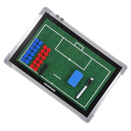 Milisten Fußball-taktiktafel Sportball-schreibtafel Sportball-trainingsbrett Coaching-vorstand Sportball-wettkampftafel Trainingstafeln Für Sportbälle Planke Green Aluminiumlegierung von Milisten