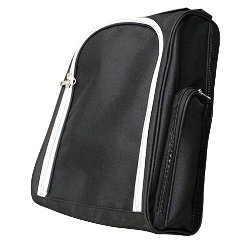 Milisten Kleidung Schuhhalter Schwarze Schuhe Schuhaufbewahrung Reisen Sie große Schuhe Sporttaschen sportbeutel Sport Tasche Schuhtasche für die Reise Kleidung Schuhtaschen Nylon Black von Milisten