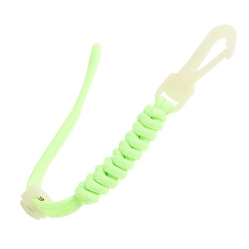 Milisten Tauchschnallenseil Tauchmaskenband Tauchregler Lanyards Zum Tauchen Lanyard Zum Tauchen Universeller Flossenriemen Zum Tauchen Schlüsselanhängerschnur Tauchhaken Pa6 Light Green von Milisten