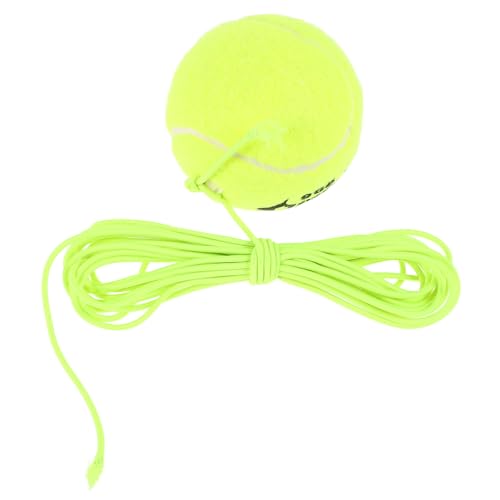 Milisten Tennistrainer Tennisball Trainieren Tennisbälle Für Wanderer Tennis Ball Tennistraining Tennis-trainingsbasis Übungsseile Übungsseile Für Zu Hause Wolle Yellow von Milisten