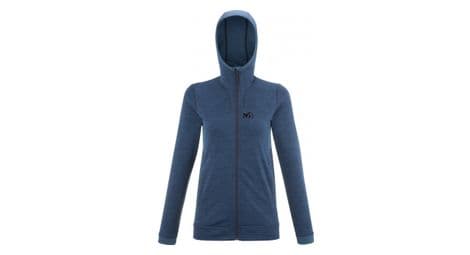 millet lokka hoodie ii fleece damen blau von Millet