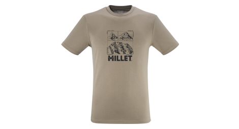 t shirt millet chamonix logo beige herren t shirt millet chamonix logo beige herren von Millet