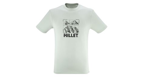 t shirt millet chamonix logo grun herren von Millet