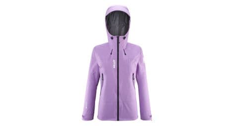 wasserdichte damenjacke millet kamet gore tex violett von Millet