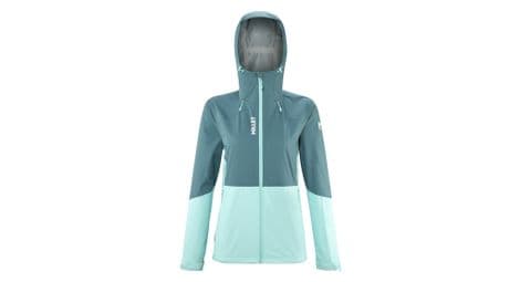 wasserdichte jacke fur damen millet fitz roy blau von Millet