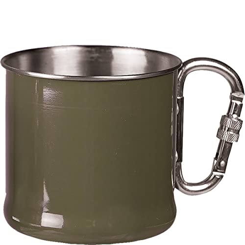 Mil-Tec Unisex – Erwachsene 14608202-Karabinerbecher Karabinerbecher, Oliv, 1 Stück (1er Pack) Mil-Tec Unisex – Erwachsene 14608202-Karabinerbecher Karabinerbecher, Oliv, 1 Stück (1er Pack) von Mil-Tec