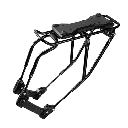 Mimoke Fahrrad Gepäckträger mit Schnellspanner Gepäckträgerplatte Gepäckträger geeignet für die meisten Fahrräder, verstellbar, schnelle Montage, Fahrradkorbträger Mimoke Fahrrad Gepäckträger mit Schnellspanner Gepäckträgerplatte Gepäckträger geeignet für die meisten Fahrräder, verstellbar, schnelle Montage, Fahrradkorbträger von Mimoke