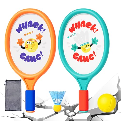 Badminton Set, Kids Badminton Set, Pool Badminton Set, Badminton Sets for Backyards Best Badminton Rackets Outdoor Games Set for Family Fun, Kids and Teens 42x22cm/16.54x8.66 von Mimoqk