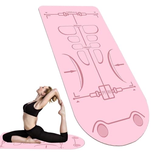 Exercise Equipment Mat, Extra Long Yoga Mat Non Slip 5.25x2.3ft, Men Women Exercising Mat, Sound Insulation Knee Joint Protector Pad for Ab Roller Wheel and Home Gym Use von Mimoqk