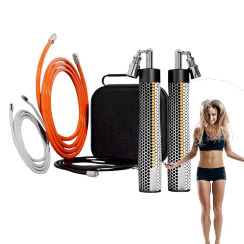 Gewichtetes Springseil | Fitness-Springseil mit Komfortablem Griff | Gewichtetes Springseil für Fitness, Springseil mit schneller Geschwindigkeit für Männer und Frauen | Allen-Ausrüstung von Mimoqk