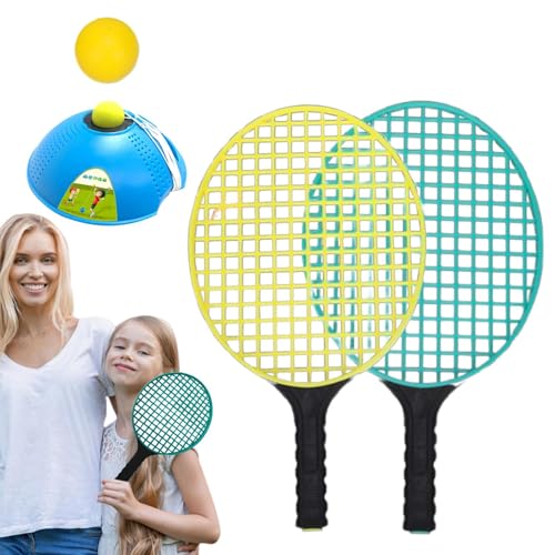 Mimoqk Tennis-Tool für Training, tragbar, mit Tragetasche | stabile Tennishilfe für Kinder, Familie & Freunde, ideal für Skill Building und Übungen von Mimoqk