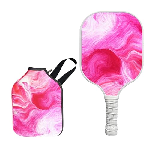 Pickle Ball Paddles, Portable Pickle Ball Training Paddle, Adult Pickle Ball Rackets, Fiberglass Beginner Pickle Paddles, Portable Training Paddle with Protective Case for Men and Women von Mimoqk