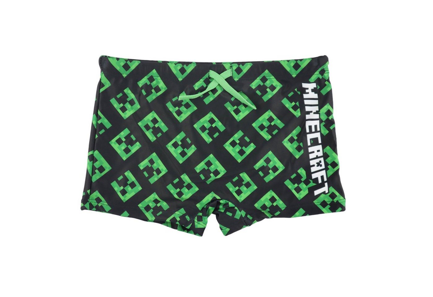 Minecraft Badehose Minecraft Creeper Kinder jungen Schwimmhose Gr. 116 bis 140 von Minecraft