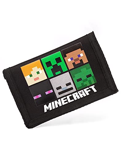 Minecraft Brieftaschen Kinderspiel Schwarzer oder grüner Kriechpflanze Geldbörse Einheitsgröße Minecraft Brieftaschen Kinderspiel Schwarzer oder grüner Kriechpflanze Geldbörse Einheitsgröße von Minecraft