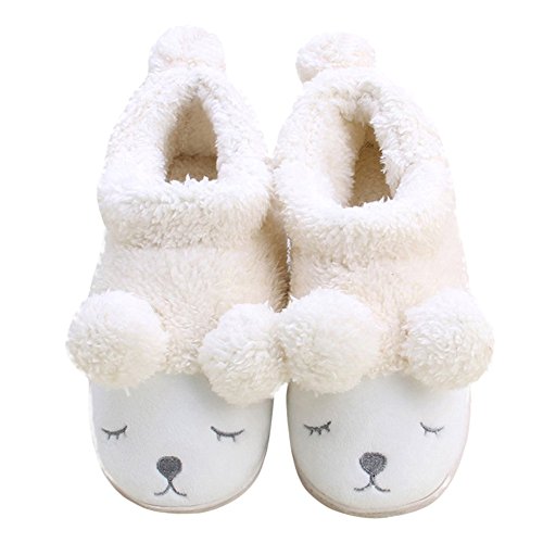 Einhorn Kuschel Hausschuhe Unicorn Plüsch Schuhe Puschen rutschfest Weiß EU 39-40 Einhorn Kuschel Hausschuhe Unicorn Plüsch Schuhe Puschen rutschfest Weiß EU 39-40 von Minetom