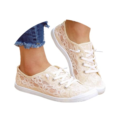 Minetom Damen Canvas Sneakers Turnschuh Low Top Flache Frauen Schnürschuhe Loafer Sneakers Spitze Turnschuhe Schlupfschuhe Atmungsaktive Sommer Und Herbst Schuhe A Aprikose 38 EU Minetom Damen Canvas Sneakers Turnschuh Low Top Flache Frauen Schnürschuhe Loafer Sneakers Spitze Turnschuhe Schlupfschuhe Atmungsaktive Sommer Und Herbst Schuhe A Aprikose 38 EU von Minetom
