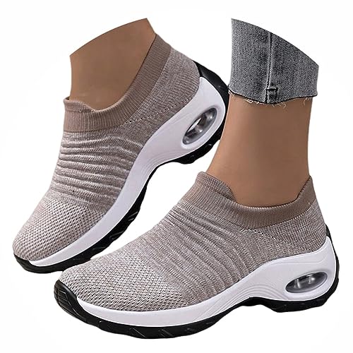 Minetom Damen Mesh Laufschuhe Slip On Turnschuhe Sportschuhe Sneaker Running Tennis Schuhe Straßenlaufschuhe Leichtgewichts Atmungsaktiv Walkingschuhe Outdoor Fitness Jogging B1 Khaki 37 EU Minetom Damen Mesh Laufschuhe Slip On Turnschuhe Sportschuhe Sneaker Running Tennis Schuhe Straßenlaufschuhe Leichtgewichts Atmungsaktiv Walkingschuhe Outdoor Fitness Jogging B1 Khaki 37 EU von Minetom